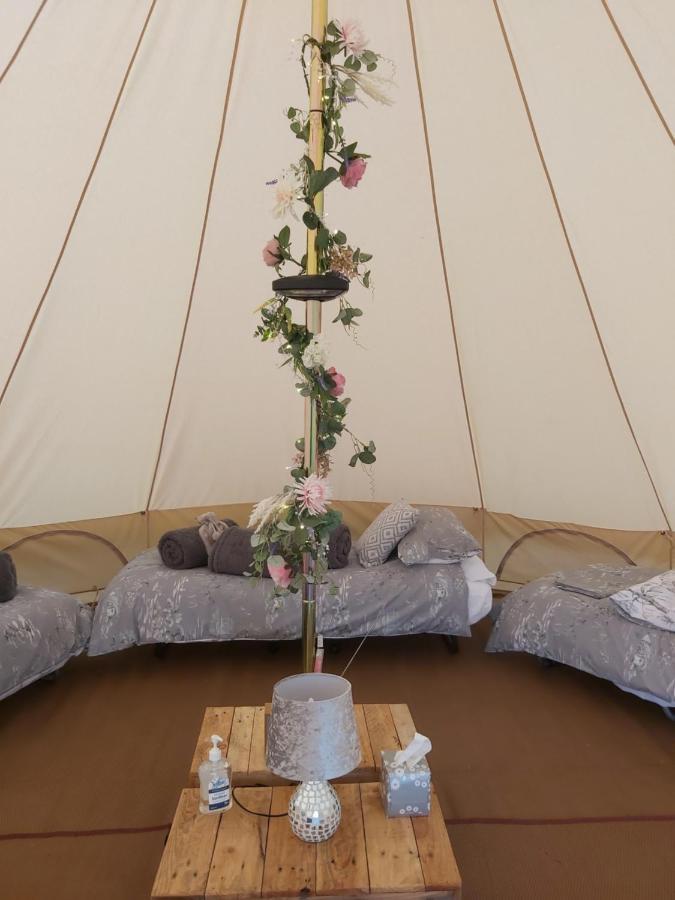 Hopgarden Glamping - Luxury 6M Bell Tent Wadhurst Exterior foto