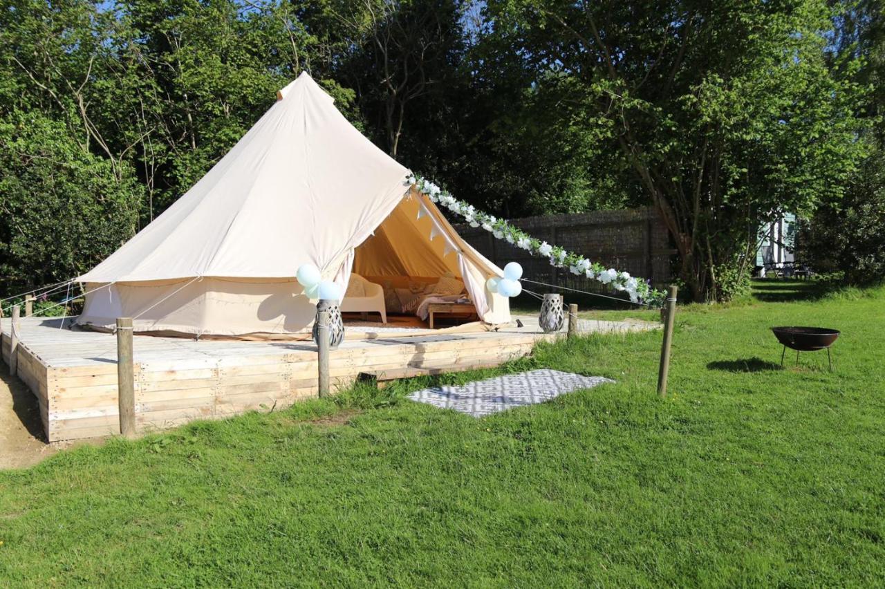 Hopgarden Glamping - Luxury 6M Bell Tent Wadhurst Exterior foto